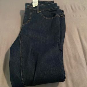 Dark blue jeans